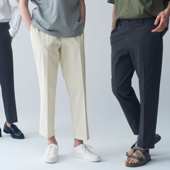 Uniqlo Other - Uniqlo Men's Ultra Stretch Ankle Pants in Navy Blue